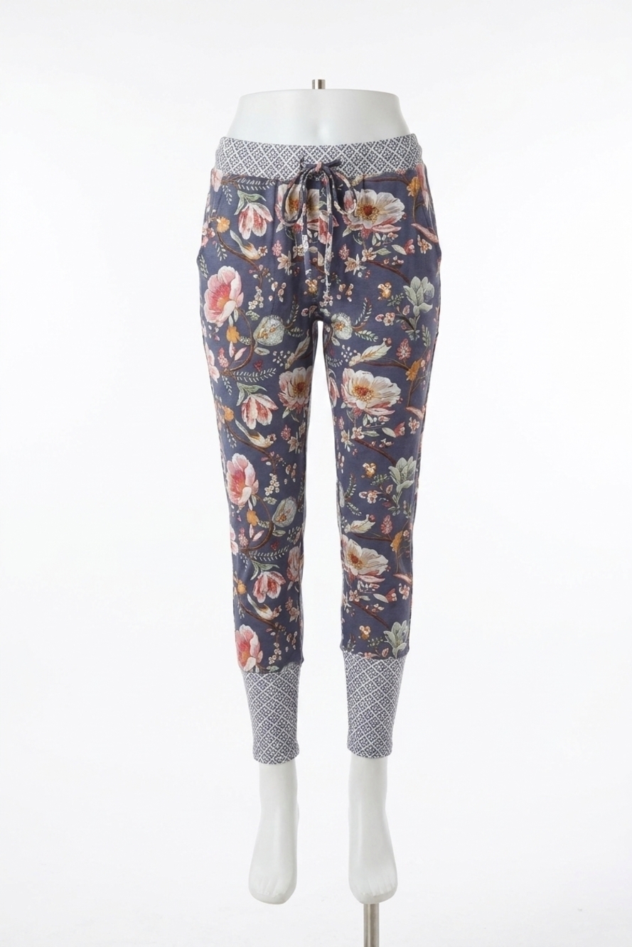 NEW AMPERSAND AVE triple stretch jogger pants in dancing floral